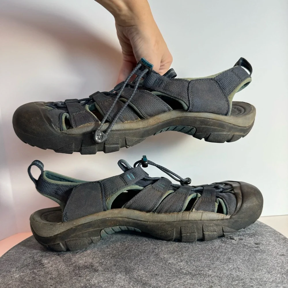 Keen Navy Blue Grey Black Newport 2 Sandals Shoes 11.5 Mens